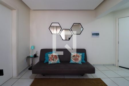 Sala de apartamento para alugar com 1 quarto, 42m² em Vila Seixas, Ribeirão Preto