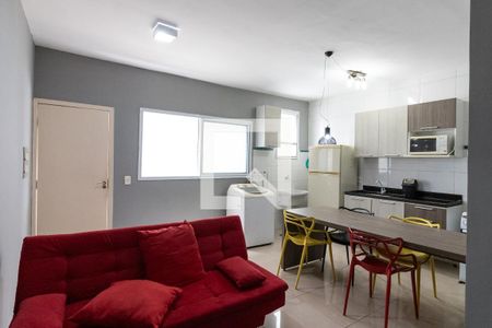 Sala de apartamento para alugar com 1 quarto, 53m² em Vila Amelia, Ribeirão Preto