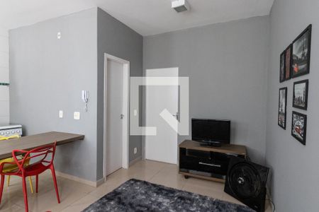 Sala de apartamento para alugar com 1 quarto, 53m² em Vila Amelia, Ribeirão Preto