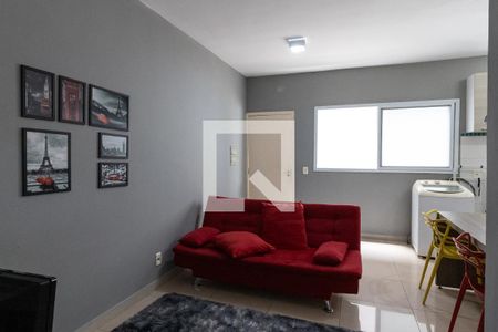 Sala de apartamento para alugar com 1 quarto, 53m² em Vila Amelia, Ribeirão Preto