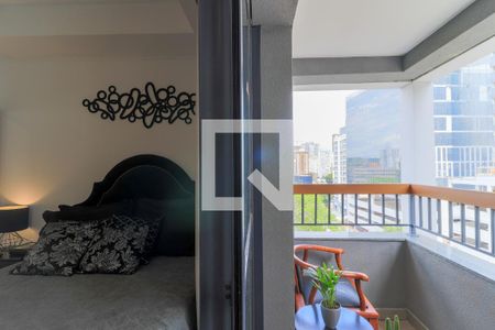 Varanda de apartamento para alugar com 1 quarto, 25m² em Brooklin Paulista, São Paulo