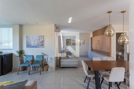 Sala de apartamento à venda com 4 quartos, 150m² em Castelo, Belo Horizonte