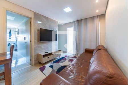 Sala de apartamento à venda com 3 quartos, 60m² em Jardim Jamaica, Santo André