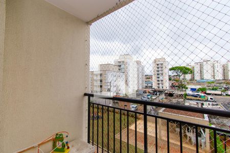 Varanda da Sala de apartamento à venda com 2 quartos, 45m² em Parque Santo Eduardo, São Paulo