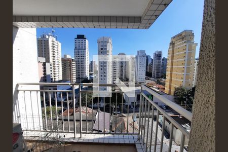 Varanda da Sala de apartamento para alugar com 1 quarto, 38m² em Vila Olímpia, São Paulo