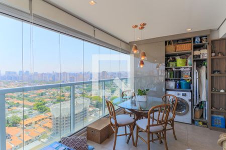 Varanda de apartamento para alugar com 1 quarto, 44m² em Brooklin Paulista, São Paulo