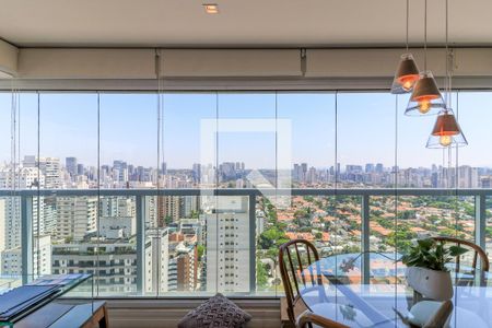 Varanda de apartamento para alugar com 1 quarto, 44m² em Brooklin Paulista, São Paulo