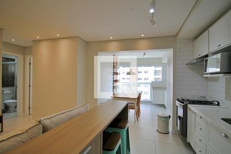 Sala de apartamento para alugar com 2 quartos, 57m² em Panamby, São Paulo