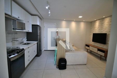 Sala de apartamento para alugar com 2 quartos, 57m² em Panamby, São Paulo