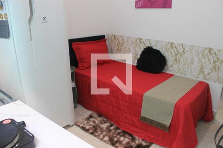 Cama Quarto da kitnet de kitnet/studio para alugar com 1 quarto, 27m² em Jardim Santa Edwirges, Guarulhos