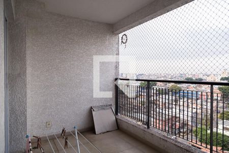 Varanda e Área de Serviço de apartamento à venda com 2 quartos, 59m² em Vila Paulista, São Paulo