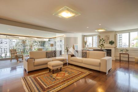 Sala de apartamento à venda com 3 quartos, 214m² em Floresta, Porto Alegre