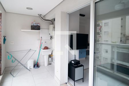 Varanda - Área de Serviço de kitnet/studio à venda com 1 quarto, 32m² em Consolação, São Paulo