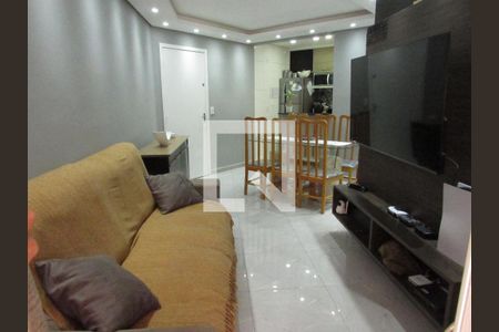 Sala de apartamento à venda com 2 quartos, 57m² em Jardim Henriqueta, Taboão da Serra