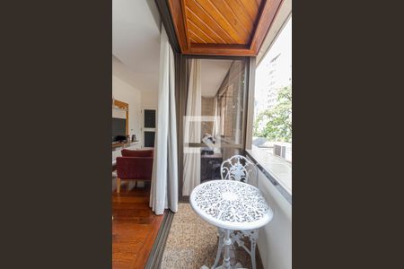 Varanda da Sala de apartamento à venda com 3 quartos, 98m² em Funcionários, Belo Horizonte