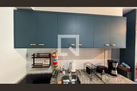 Cozinha - Armários de kitnet/studio para alugar com 1 quarto, 33m² em Pinheiros, São Paulo