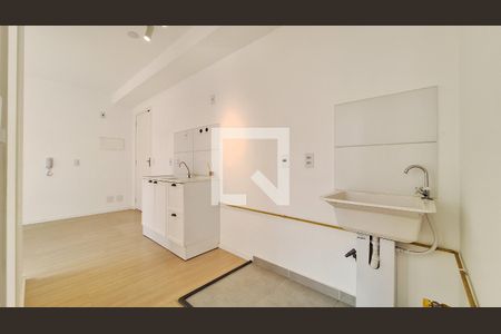 Cozinha e Área de Serviço de apartamento para alugar com 2 quartos, 37m² em Santa Cecilia, São Paulo