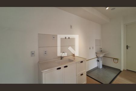 Cozinha e Área de Serviço de apartamento para alugar com 2 quartos, 37m² em Santa Cecilia, São Paulo