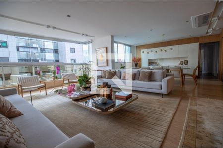 Sala de apartamento à venda com 4 quartos, 217m² em Anchieta, Belo Horizonte