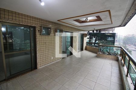 Varanda da Sala de apartamento à venda com 3 quartos, 119m² em Recreio dos Bandeirantes, Rio de Janeiro