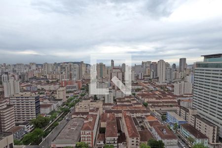 Vista da Varanda da Sala de apartamento para alugar com 3 quartos, 80m² em Gonzaga, Santos