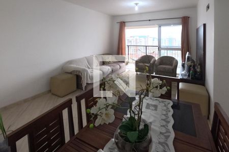 Sala de apartamento para alugar com 3 quartos, 80m² em Gonzaga, Santos