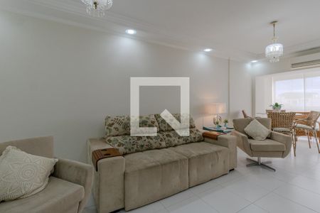 Sala de apartamento para alugar com 3 quartos, 110m² em Jardim Asturias, Guarujá