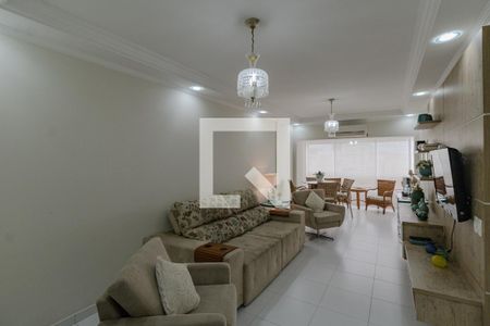 Sala de apartamento para alugar com 3 quartos, 110m² em Jardim Asturias, Guarujá