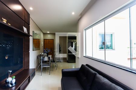 Sala de apartamento à venda com 2 quartos, 109m² em Vila Camilópolis, Santo André