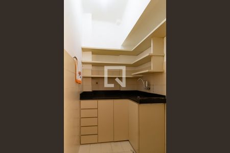 Cozinha  de apartamento para alugar com 1 quarto, 27m² em Jardim Botânico, Rio de Janeiro