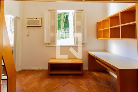 Detalhe da sala/quarto  de apartamento para alugar com 1 quarto, 27m² em Jardim Botânico, Rio de Janeiro