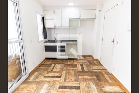 Sala/Cozinha de apartamento à venda com 1 quarto, 28m² em Brás, São Paulo