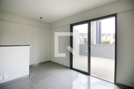 Sala de Estar – 2º piso de apartamento à venda com 2 quartos, 124m² em Anchieta, Belo Horizonte