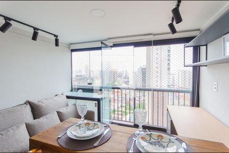 Varanda gourmet de kitnet/studio à venda com 1 quarto, 28m² em Vila Mariana, São Paulo