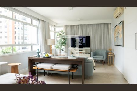 Sala de apartamento para alugar com 3 quartos, 210m² em Santa Cecília, São Paulo