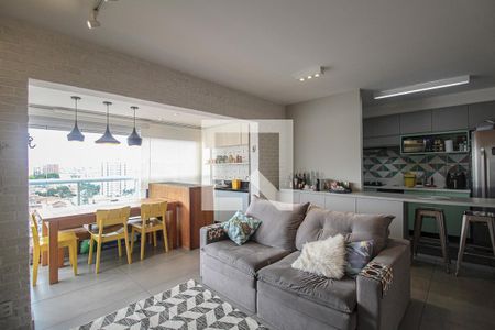 Sala de apartamento à venda com 1 quarto, 64m² em Jardim da Gloria, São Paulo