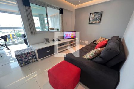 Sala de apartamento para alugar com 2 quartos, 85m² em Barra da Tijuca, Rio de Janeiro