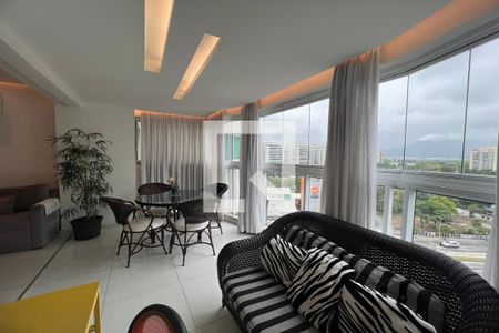 Varanda da sala de apartamento para alugar com 2 quartos, 85m² em Barra da Tijuca, Rio de Janeiro