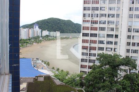 Vista da Sala de apartamento para alugar com 2 quartos, 110m² em Ilha Porchat, São Vicente
