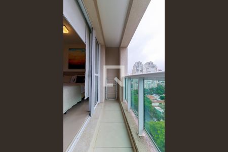 Studio - Varanda de kitnet/studio à venda com 1 quarto, 34m² em Brooklin, São Paulo