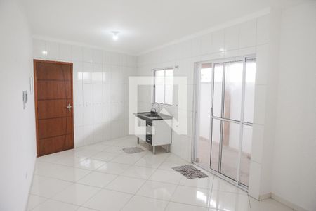 Sala - Sala de Jantar - Cozinha de apartamento para alugar com 2 quartos, 49m² em Jardim Ipanema, Santo André