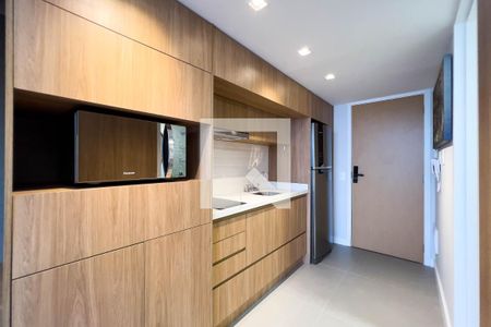 Cozinha de kitnet/studio para alugar com 1 quarto, 34m² em Vila Mariana, São Paulo