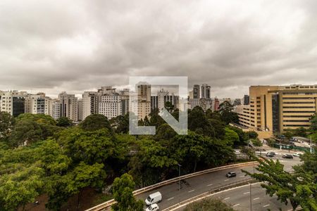 Vista da Sala de apartamento para alugar com 1 quarto, 50m² em Higienópolis, São Paulo