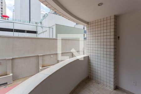 Varanda de apartamento à venda com 3 quartos, 95m² em Santo Antônio, Belo Horizonte