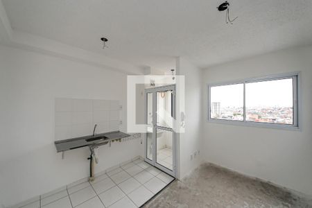 Sala/Cozinha de apartamento à venda com 2 quartos, 34m² em Vila Tolstoi, São Paulo