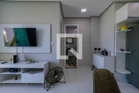 Sala de apartamento para alugar com 1 quarto, 39m² em Recreio dos Bandeirantes, Rio de Janeiro