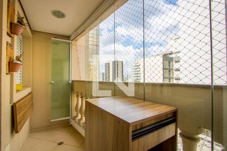 Varanda da sala de apartamento à venda com 3 quartos, 97m² em Centro, Santo André