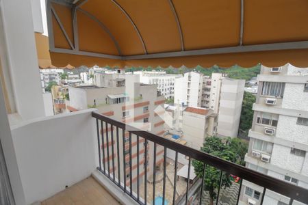 Varanda da Sala de apartamento para alugar com 3 quartos, 96m² em Laranjeiras, Rio de Janeiro