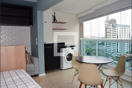 Área de Serviço Integrada de kitnet/studio à venda com 1 quarto, 33m² em Pinheiros, São Paulo