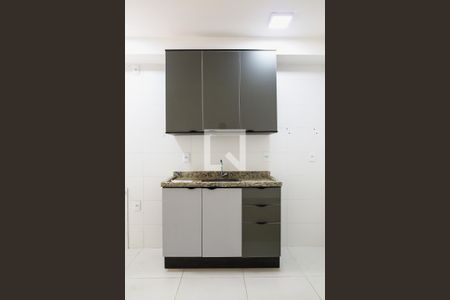 Sala/Cozinha de apartamento à venda com 1 quarto, 50m² em Vila Valparaiso, Santo André